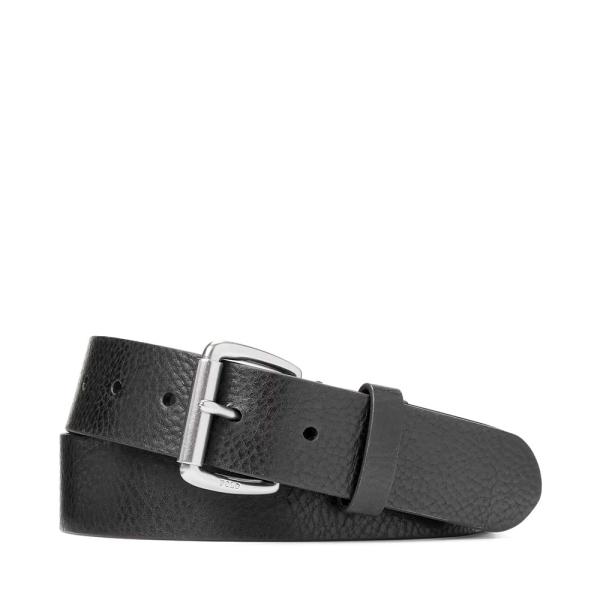 Ralph Lauren CEINTURE EN CUIR USÉE - 40 Noir- Ref.