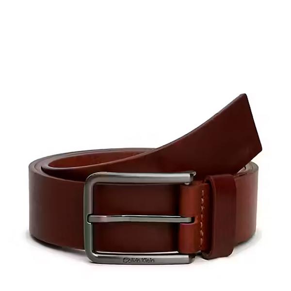 Calvin Klein WARMTH OILED GRAIN GÜRTEL - 95 Braun- Ref.