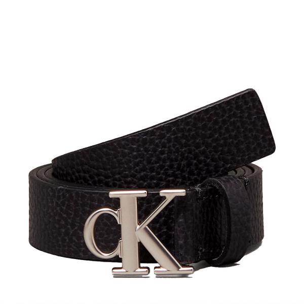 Calvin Klein Ledergürtel mit Logo - 80 Schwarz- Ref.