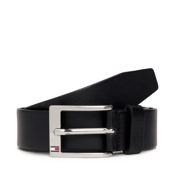 Tommy Hilfiger Cinturón de piel - 105 Negro- Ref.