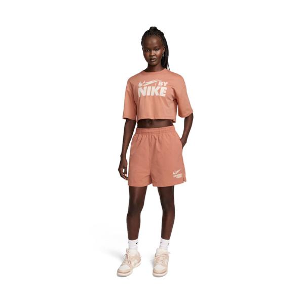 Nike  Sportbekleidung Braun - NIKE SWOOSH DAMENSHORTS - XS - Ref.