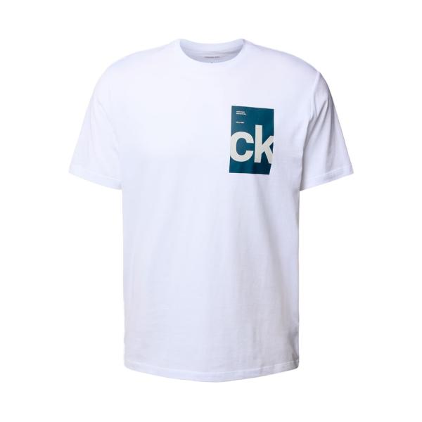 Calvin Klein  T-Shirts Weiß - T-SHIRT MIT BOX-GRAFIK - M - Ref.
