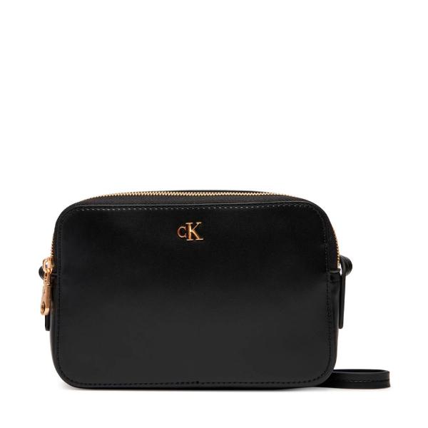 Calvin Klein Umhängetasche mit Monogramm-Logo-Hardware - U Schwarz- Ref.