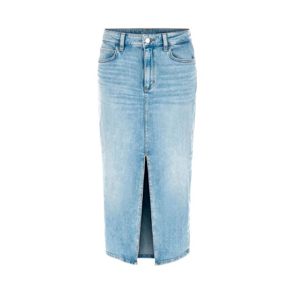 Guess  Kleider Blau - Midi-Jeansrock - 26 - Ref.