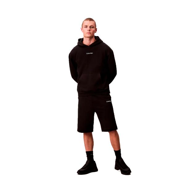 Calvin Klein  Calça Preto - Shorts de algodão macio French Terry - eu - Ref.