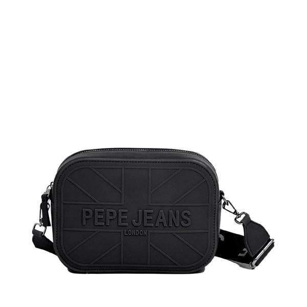 Pepe Jeans borsa con dettagli in gomma - U Nero- Ref.