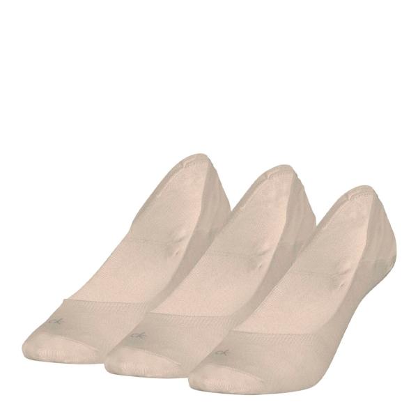 Calvin Klein  Calcetines Beige - 3er-Pack Füßlinge 701234371006802 - 35/38 - Ref.