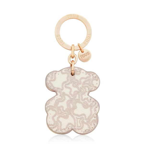 Tous Triple Bear Keyring, Beige - Ref.