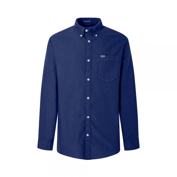 Pepe Jeans  Camisetas e camisas Azul marinho - CAMISA OXFORD FIT REGULAR - Sim - Ref.