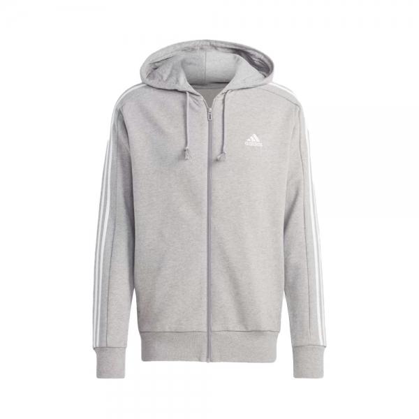 Adidas  Jaquetas, moletons e suéteres Cinza - SUDADERA ESSENTIALS 3 BANDAS - 3XL - Ref.