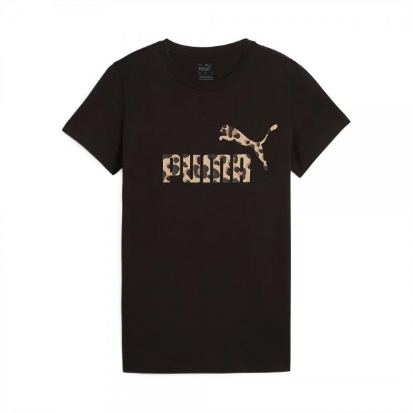 Puma  Camisetas, tops e polos Preto - Camiseta estampada ESSENTIALS ANIMAL - XS - Ref.