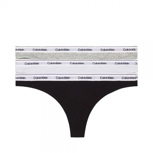 Calvin Klein Underwear  Unterwäsche Mehrfarbig - PACK 3 THONG 000QD5209E - L - Ref.