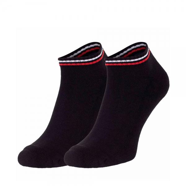 Tommy Hilfiger  Ropa Deportiva Negro - PACK DE 2 CALCETINES SNEAKER ICONIC - 43-46 - Ref.