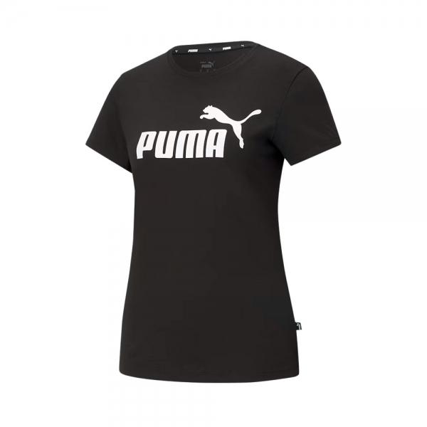 Puma  Abbigliamento sportivo Nero - T-SHIRT CON LOGO ESSENTIALS - S - Ref.