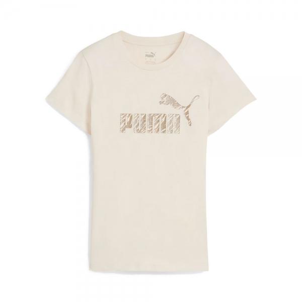 Puma  Camisetas, tops e polos Branco - T-SHIRT ESSENCIAL+ ANIMAL - Sim - Ref.