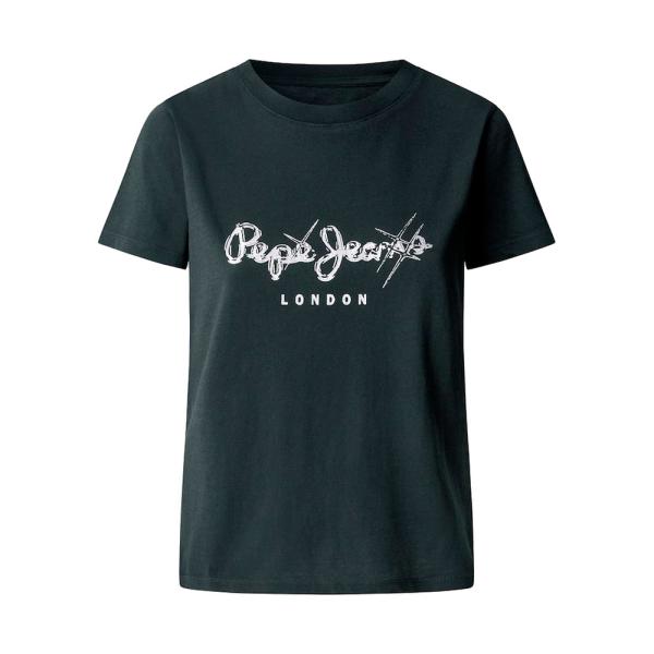 Pepe Jeans  Camisetas, tops y polos Negro - CAMISETA CON LOGO ESTAMPADO - S - Ref.
