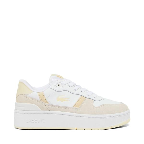 Lacoste T CLIP PLATFORM SNEAKERS, White, Beige - Ref.