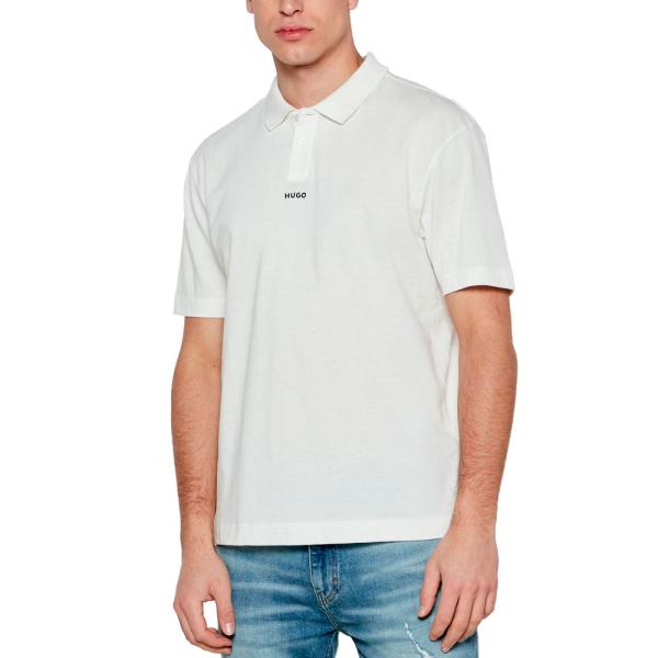 Hugo Boss  Polos Bianco - POLO PIQUET CON LOGO STAMPATO - XL - Ref.
