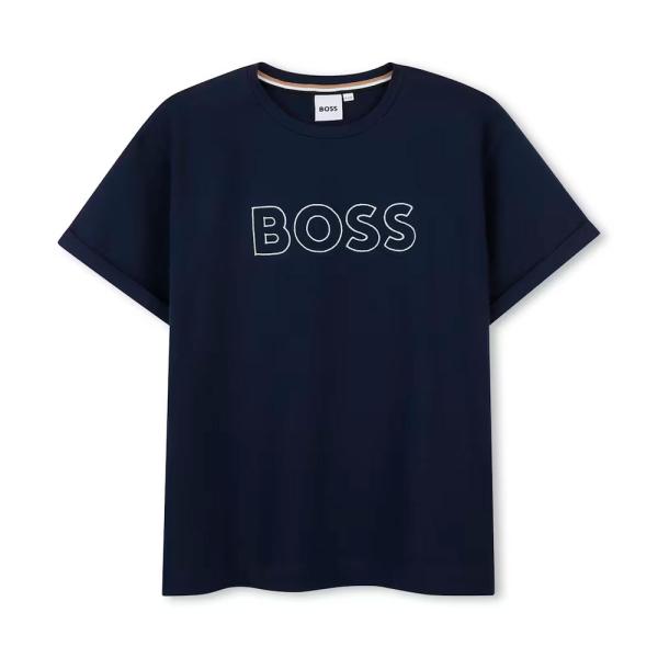 Boss  Camisetas Azul marinho - CAMISETA INFANTIL MANGA CURTA - 12A - Ref.
