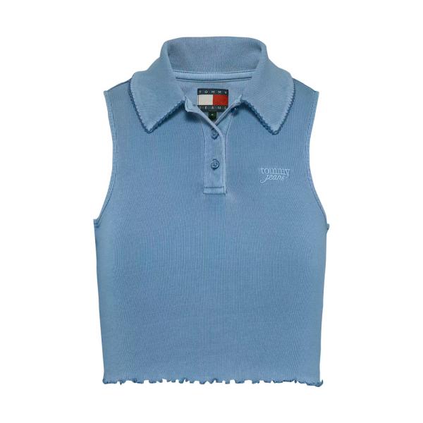 Tommy Hilfiger  Camisetas, tops y polos Azul - POLO SIN MANGAS - L - Ref.