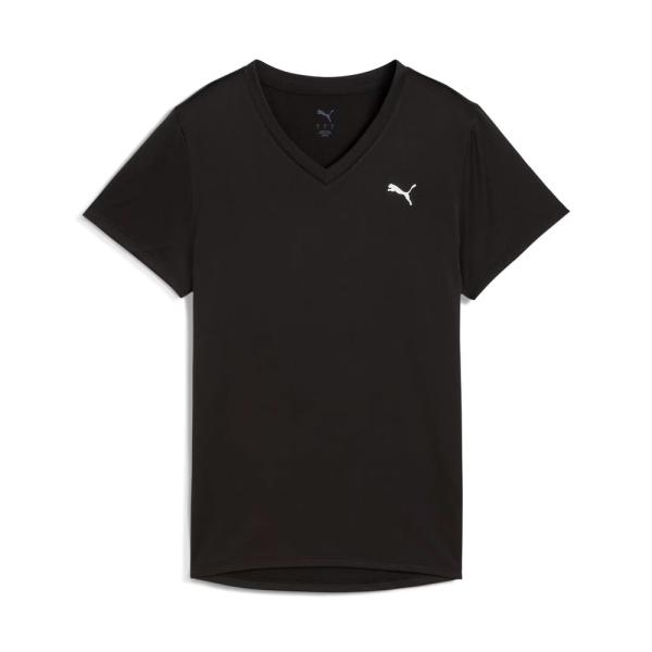 Puma  Abbigliamento sportivo Nero - T-SHIRT CON SCOLLO A V TAD ESSENTIALS - M - Ref.