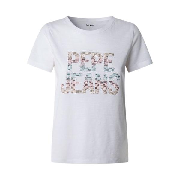 Pepe Jeans  Camisetas, tops y polos Blanco - CAMISETA VICTORIA - M - Ref.