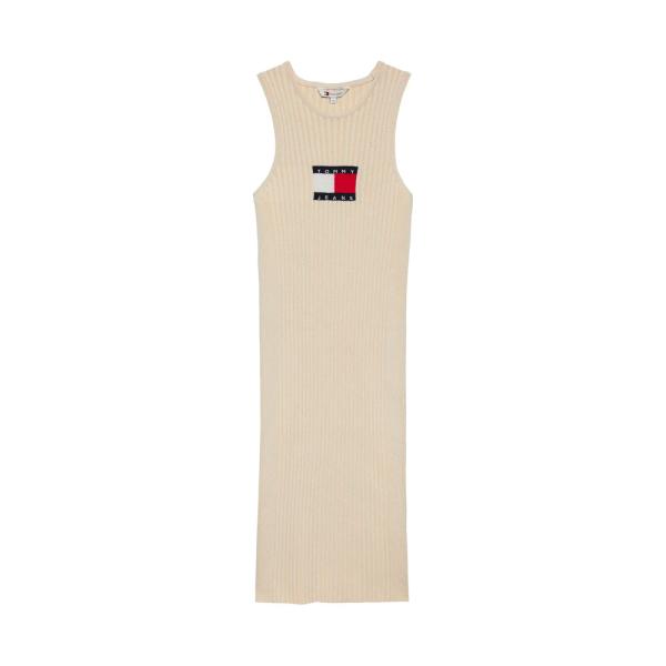 Tommy Hilfiger  Vestiti Bianco - MINI ABITO CON MAGLIONE A BANDIERA - XS - Ref.