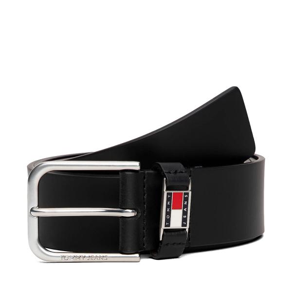 Tommy Hilfiger Cinturón Scanton con logo y hebilla cuadrada - 105 Negro- Ref.