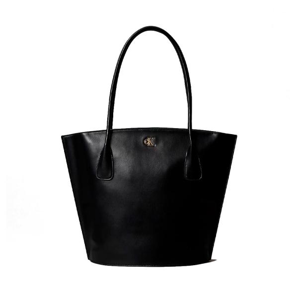 Calvin Klein Tote bag with monogram logo hardware, Black - Ref.