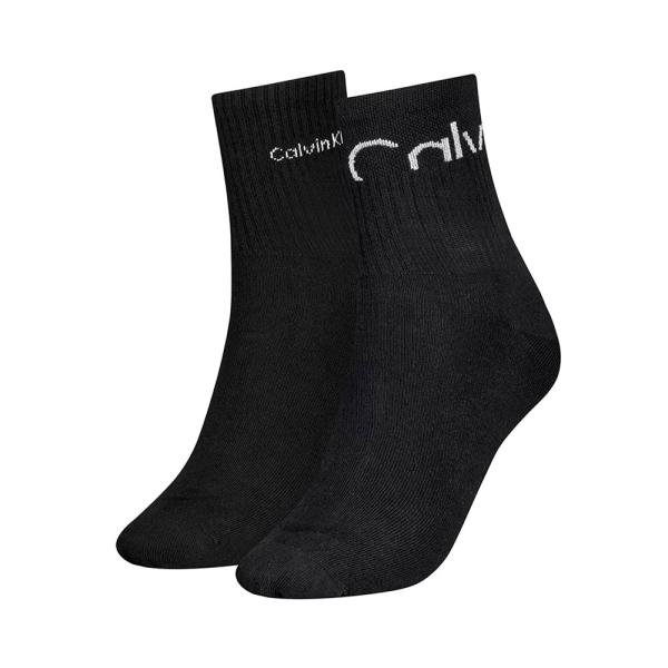 Calvin Klein  Calcetines Nero - Confezione da 2 calzini alla caviglia - U - Ref.