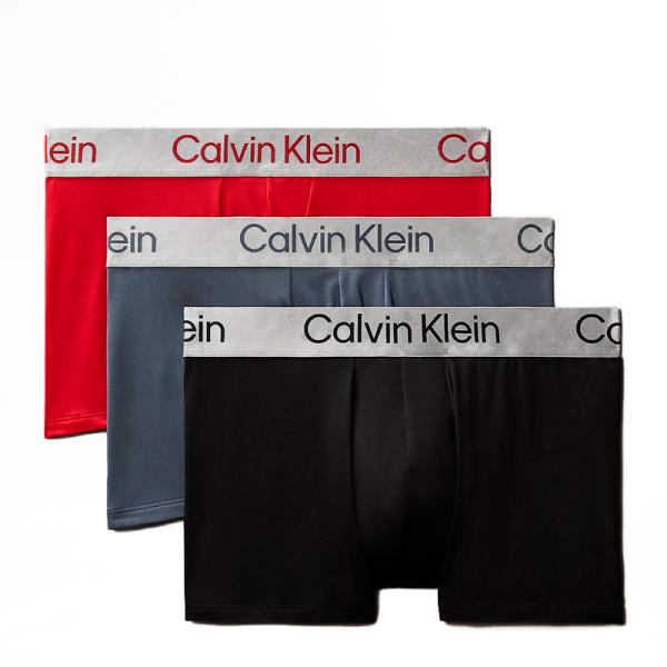 Calvin Klein Underwear  Unterwäsche Rot - 3er-Pack enge Boxershorts – Micro Stretch - S - Ref.
