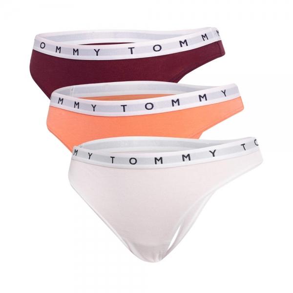 Tommy Hilfiger  Slips Nackt, Orange - Ionic Basic 3P Höschen - XS - Ref. UW0UW025210V4