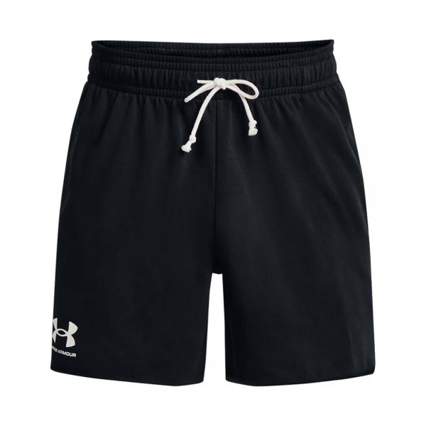 Under Armour  Vêtements de sport Noir - SHORT RIVAL TERRY NOIR - L - Ref.