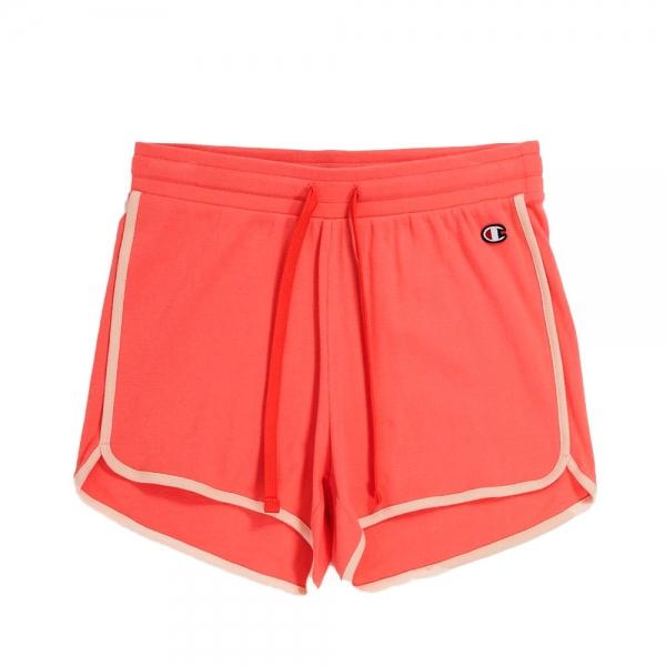 Champion  Pantalones Naranja - SHORT detalle de ribete contrastante - S - Ref.