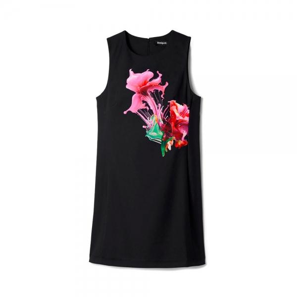 Desigual  Vestiti Nero - ABITO FENICE - S - Ref.