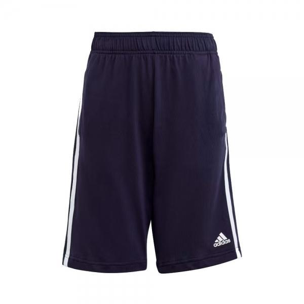 Adidas  Pantaloni corti blu navy - PANTALONCINI BAMBINO 3 STRISCE - 140 - Ref.