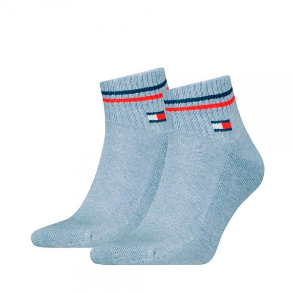 Tommy Hilfiger Pack of 2 Classic Socks with striped detail , Blue, Size  - Ref.