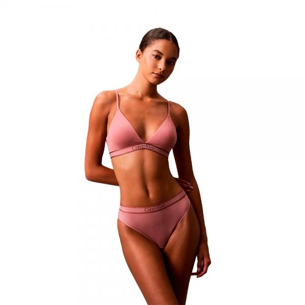 Calvin Klein Underwear  Unterwäsche Rosa - Tanga – tonales Logo - M - Ref.