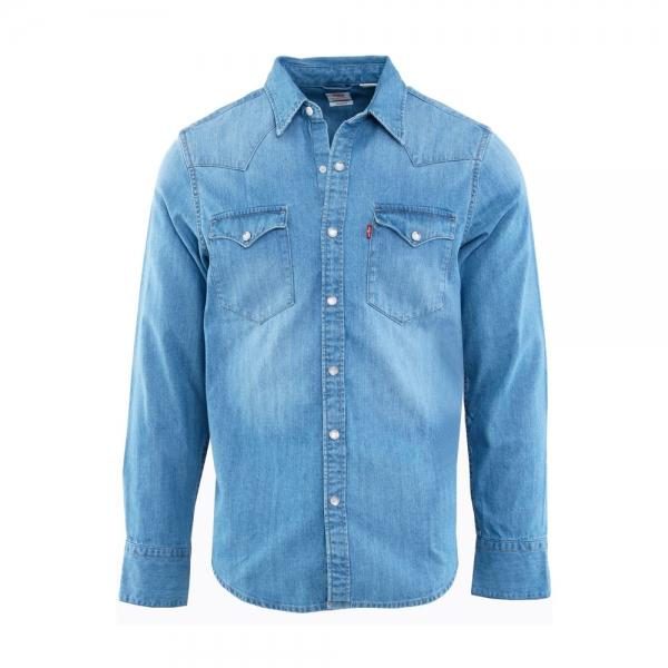 Levi's  Camisetas y camisas Azul - Camiseta  Barstow Western - S - Ref.