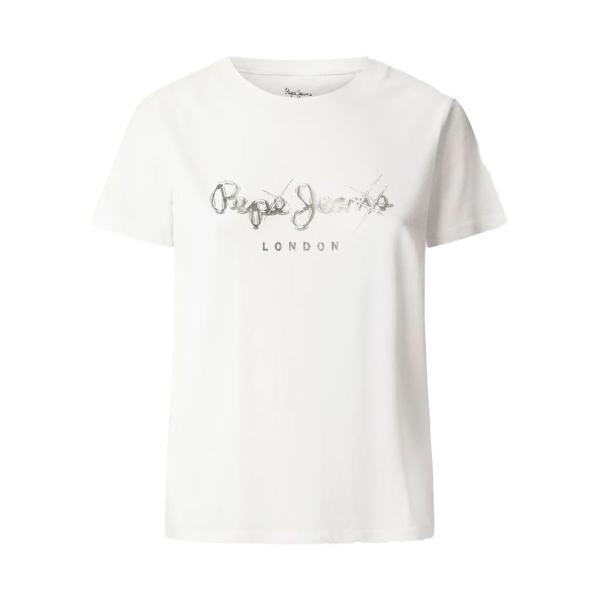 Pepe Jeans  Camisetas, tops y polos Blanco - CAMISETA CON LOGO ESTAMPADO - L - Ref.