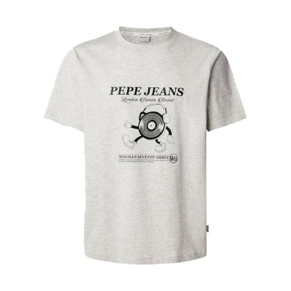 Pepe Jeans  Camisetas e camisas Cinza - CAMISETA GRÁFICA PERKINS - eu - Ref.