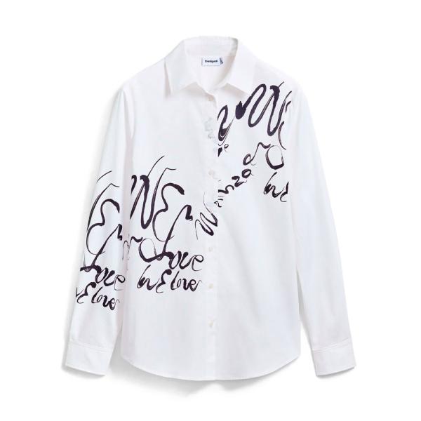 Desigual  Chemisiers et blouses Blanc - CHEMISE HÉRA - L - Ref.