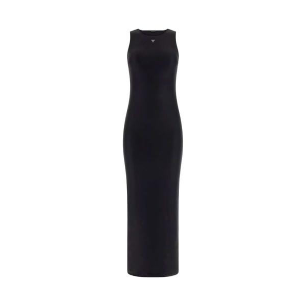 Guess  Vestidos y Faldas Negro - VESTIDO LARGO CEÑIDO - L - Ref.