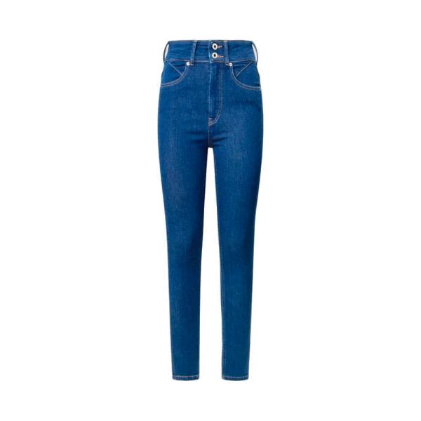 Pepe Jeans  Hosen Navy blau - SUPER SKINNY FIT UND HIGH WAIST JEANS - 27 - Ref.