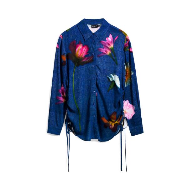 Desigual  Camisetas, tops y polos Azul - CAMISA APOLO - S - Ref.