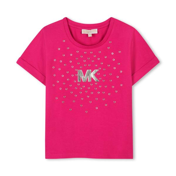 Michael Kors  Magliette Fucsia - T-SHIRT PER BAMBINI CON BORCHIE - 12A - Ref.