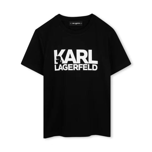 Karl Lagerfeld  Camisetas Negro - CAMISETA DE MANGA CORTA KIDS - 12A - Ref.