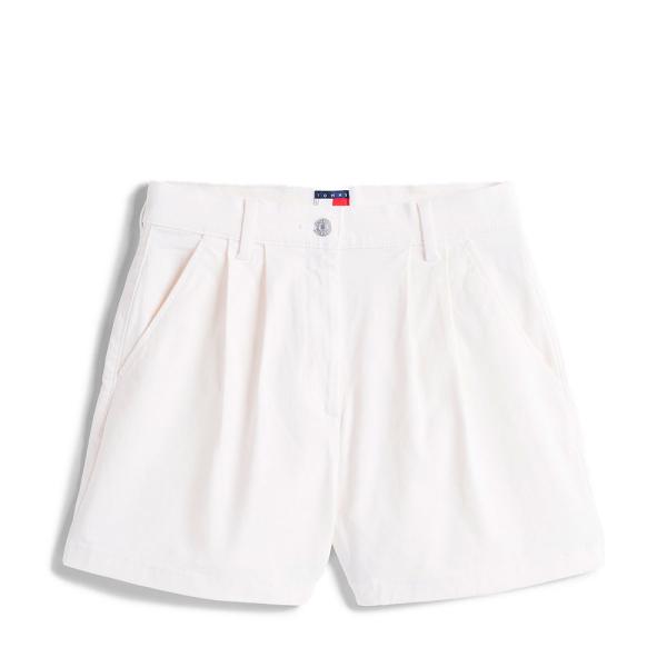 Tommy Hilfiger  Pantalons Blanc - SHORT COUPE RÉGULIÈRE CLAIRE - 26 - Ref.