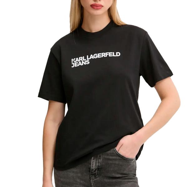 Karl Lagerfeld Jeans  Camisetas, tops e polos Preto - CAMISETA COM LOGOTIPO - XS - Ref.