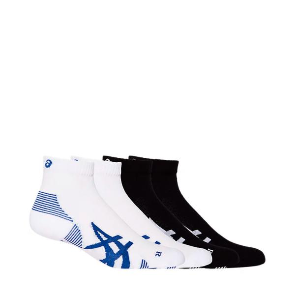 Asics  Calcetines Schwarz, Weiß - 2ER-PACK CUSHION RUN QUARTER SOCKEN - S - Ref.